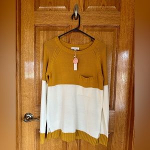 NWT Baileys Blossoms Sweater L